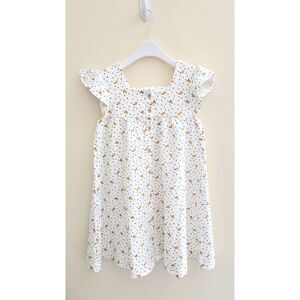 NWOT Next Flutter-Sleeved Baby Dress, Sz 5/6